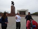 Denkmal des kirgisischen Volkshelden Manas